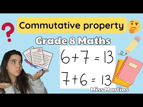 Commutative Property Grade 8 Maths