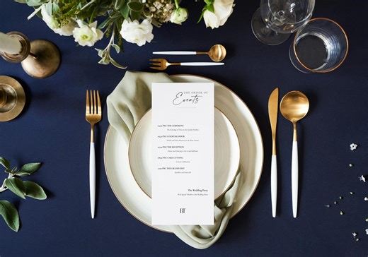 Elegant Wedding Program Template, Minimalist Ceremony Timeline Canva, Sovereign Order of Events, Modern Wedding Itinerary, Printable SVN26 - Etsy