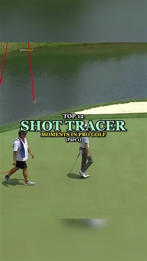 Top 12 Shot Tracer Moments In Pro Golf | Part 1