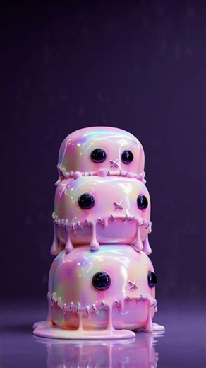 glossy melting animation #animation #ytshorts #3danimation