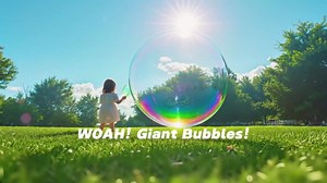 B bangcool Big Bubble Wands Set: Large Bubble Maker, Giant Bubble Wand Bubbles Maker with Tray Bubble Sticks for Kids