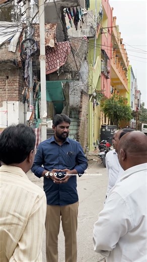 Ambedkar Nagar, Shaikpet-Project Cost: ₹1.35 Cr Inspected Ongoing VDCD Road & Graveyard Devlp Works.