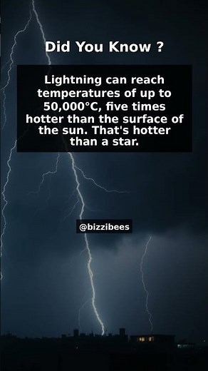 Did You Know Facts - Lightning