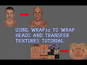 Using wrap3d to wrap heads and transfer textures tutorial | Tekken57