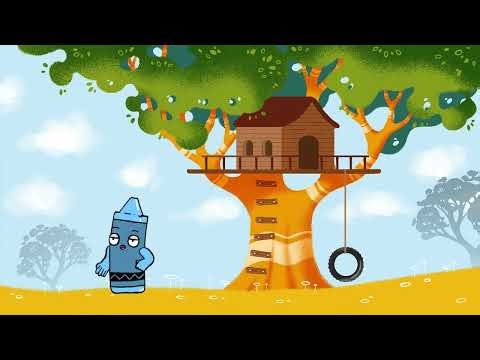 🖍️ ¡Soy azul! – La canción del lápiz azul | Canción infantil para aprender colores