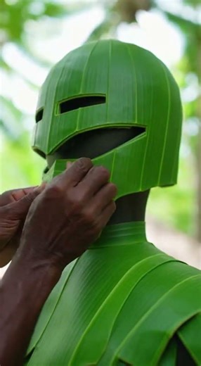 Creating Ant Man out of pure nature!🌿🌿 #creative #antman #love #shorts