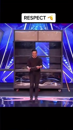IMPOSSIBLE MAGIC ON AMERICAN TALENT 😱😳 #americasgottalent #respect #magician #fypage