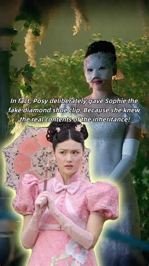In fact, Posy deliberately gave Sophie the fake diamond shoe clip, Because she knew the real contents of the inheritance! #bridgerton #netflix #posyli #fyp