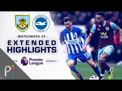 Burnley v. Brighton | PREMIER LEAGUE HIGHLIGHTS | 4/13/2024 | NBC Sports