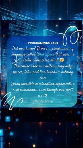 💻 The Programming Language You Can’t See! 😳 | Whitespace Explained