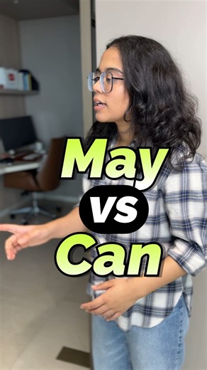 Lets Talk Academy | Can Vs May Explained | Sound More Polite In English Instantly! Learn English With Ananya #letstalk 👉All Online English Course Details -... | Instagram