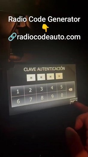 How to Unlock Renault MediaNav Radio Code 🔓 #radiocode #renault