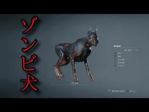 【BIOHAZARD RE:2】ゾンビ犬についてじっくりと鑑賞出来る動画