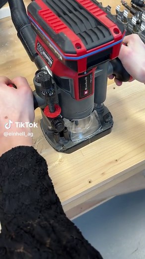 67 mit der PROFESSIONAL Akku-Oberfräse TP-RO 18 Li BL
