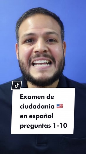 Examen de Ciudadanía en Español - Preguntas 1-10