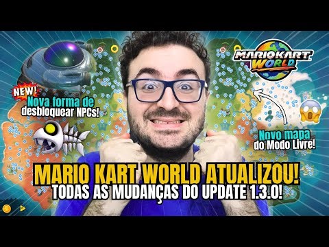 MARIO KART WORLD HAS BEEN UPDATED AND FREE MODE HAS IMPROVED SIGNIFICANTLY! 🛸