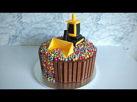 2 Minute JCB birthday cake tutorial.