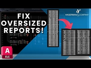 Customize Reports in AutoCAD Electrical