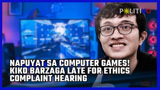 2.6K views · 42 reactions | “I was very busy last night… playing games on my computer,” Cavite Rep. Kiko Barzaga said, | Politiko | Facebook