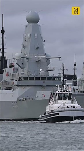 HMS Dragon sets sail a week after deployment announced