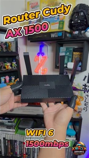 Router CudyAX 1500 Con Wifi 6 #wifi #wifi6router #cudy #tecnologia #pcgaming #online