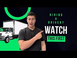 *Watch This Before You Hire A Driver* – Box Truck Business – Owner Operator