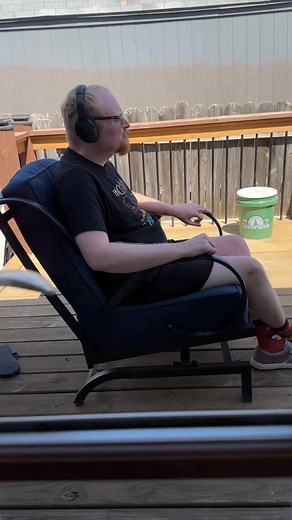 Rocking is Trent’s favorite past time! #happy #spring #autism | Drawings by Trent