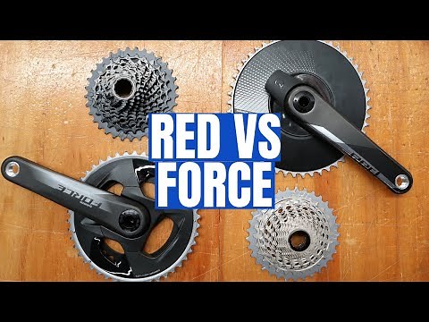 New SRAM RED VS. FORCE eTap AXS
