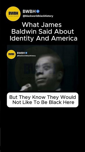 James Baldwin’s Harsh Truth About America'' #blackhistory #america #shorts #blackamerica