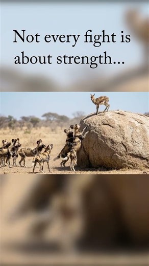 Smart Survival: How One Tiny Hero Outsmarted a Whole Pack 🐐🛡️