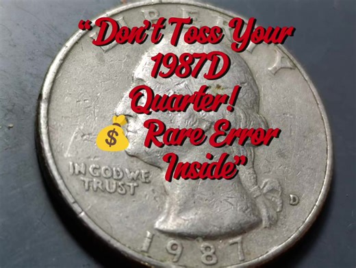 Rare Value of the 1987D Quarter Revealed!