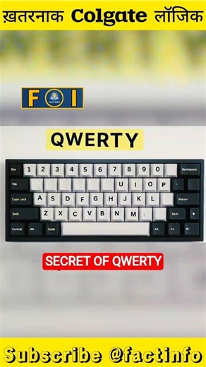 The Shocking Truth About QWERTY 😱| #shorts #facts