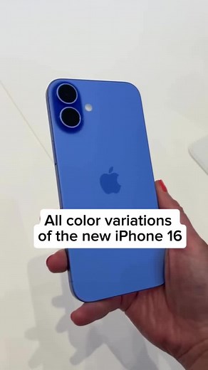 All color variations of the new iPhone 16 #apple #iphone #iphone16 #iphone16pro #iphone16promax