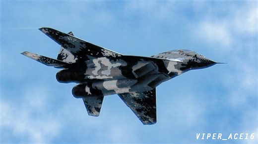 A Russian MiG 29 over an American beach - This jet changed the mood instantly