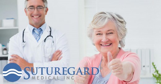 HEMIGARD® Adhesive Retention Suture Device | Thin Fragile Skin Suture