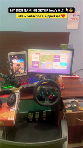 My Desi gaming setup ❤️ #dograop