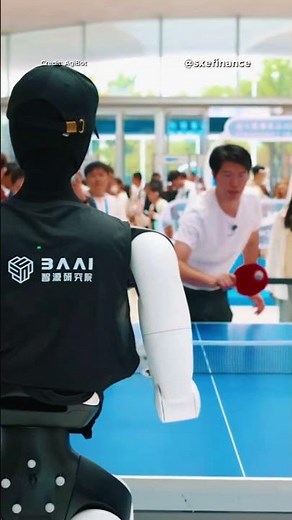 The World's FIRST Humanoid Robot That Can Play PING PONG ALONE #news #technology #china #robot