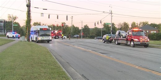 Woman, baby taken to hospital after crash involving Lextran bus