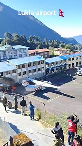 Lukla airport 🇳🇵 **Lukla Airport (Tenzing-Hillary Airport) - Key Information** **Location:** Khumbu region, northeastern Nepal (IATA: LUA). Serves as the gateway to Mount Everest treks. **Overview:** - **Altitude:** 2,845 meters (9,334 feet), reducing aircraft performance due to thin air. - **Runway:** 527 meters (1,729 feet) with a 12% gradient. Direction 09 (downhill) and 27 (uphill). - **Reputation:** Considered one of the world's most dangerous airports due to short runway, mountainous ter