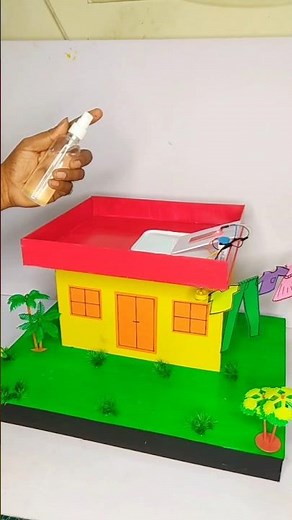 Rain detector project | technology | Science project #schoolproject #science #technology #shorts