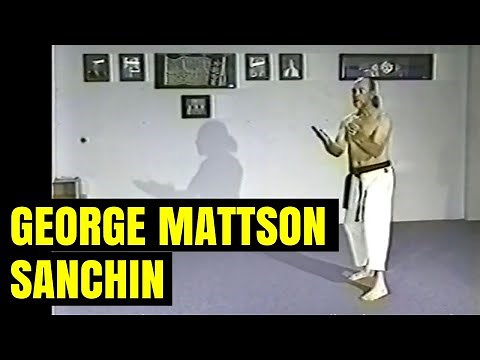 Sensei George Mattson performing Uechi Ryu Sanchin