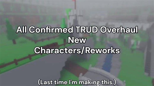 All Currently known upcoming characters for TRUD. Everything here was grabbed form a creditable source such as the wiki or a developer. I love this game so yeah go play TRUD today, the overhaul update is coming soon! #fyp #fyppシ #foryoupage #roblox #robloxfyp #trud #therobloxianuntildawn #development #update #overhaul #reworks #subspacetripmine