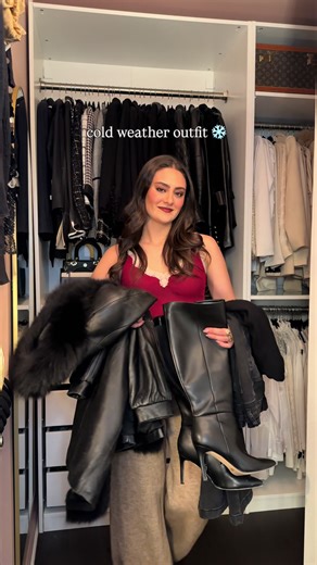 Monochromatic cozy look 🖤 somehow, a monochromatic all black outfit just has the most dramatic look while still being effortless Linked to the look in LTK in my bio or comment SHOP (must be following or have message requests turned on) for links #winter #coldweatheroutfits #winteroutfit #fashion #outfitideas