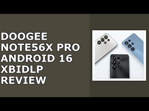 DOOGEE Note 56 Pro Android 16 Unlocked Phone with Gemimi AI,32GB+128GB/2TB Cell Phone,6150mAh Bat...