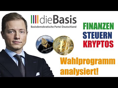 Wir analysieren das Wahlprogramm der Partei dieBasis auf Steuern und Finanzen!