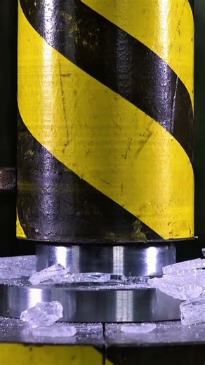 Hydraulic Press vs Glass Cube – Satisfying Shatter in Slow Motion