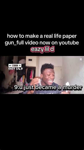 how to make a real life paper gun