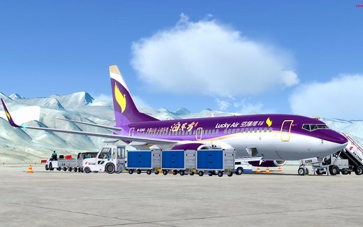 P3DV4 ZUAL阿里昆莎 RWY15落地