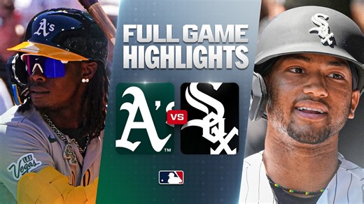 ATHLETICS vs. WHITE SOX: Official Full Game Highlights (July 12) | 2026 MLB Season