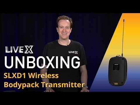Unboxing: Shure SLXD1 Wireless Bodypack Transmitter